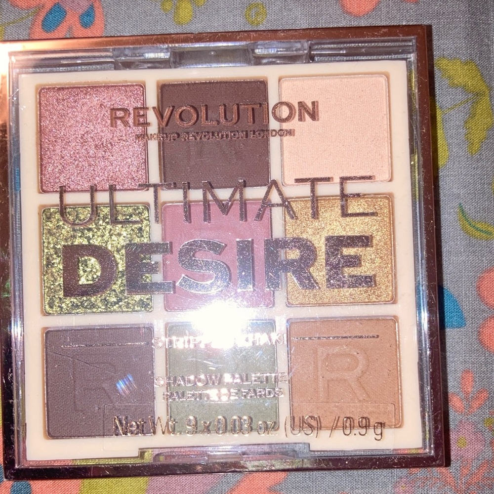 Revolution Pink and Gold Eyeshadow Palette